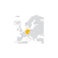 Carte de navigation pour CD70 Navi, Allemagne 2014/2015