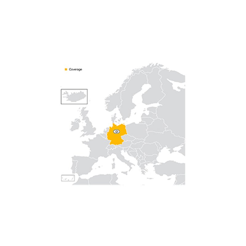 Carte de navigation pour CD70 Navi, Allemagne 2014/2015