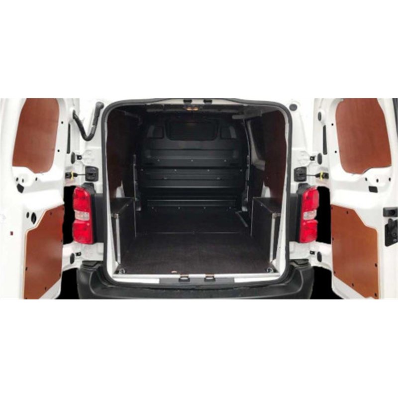 Revêtement du plancher de l’espace de chargement premium, bois (pour les véhicules L1 avec deux portes coulissantes)