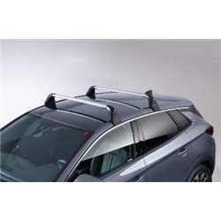 Barres de toit aluminium pour véhicules sans rails de toit