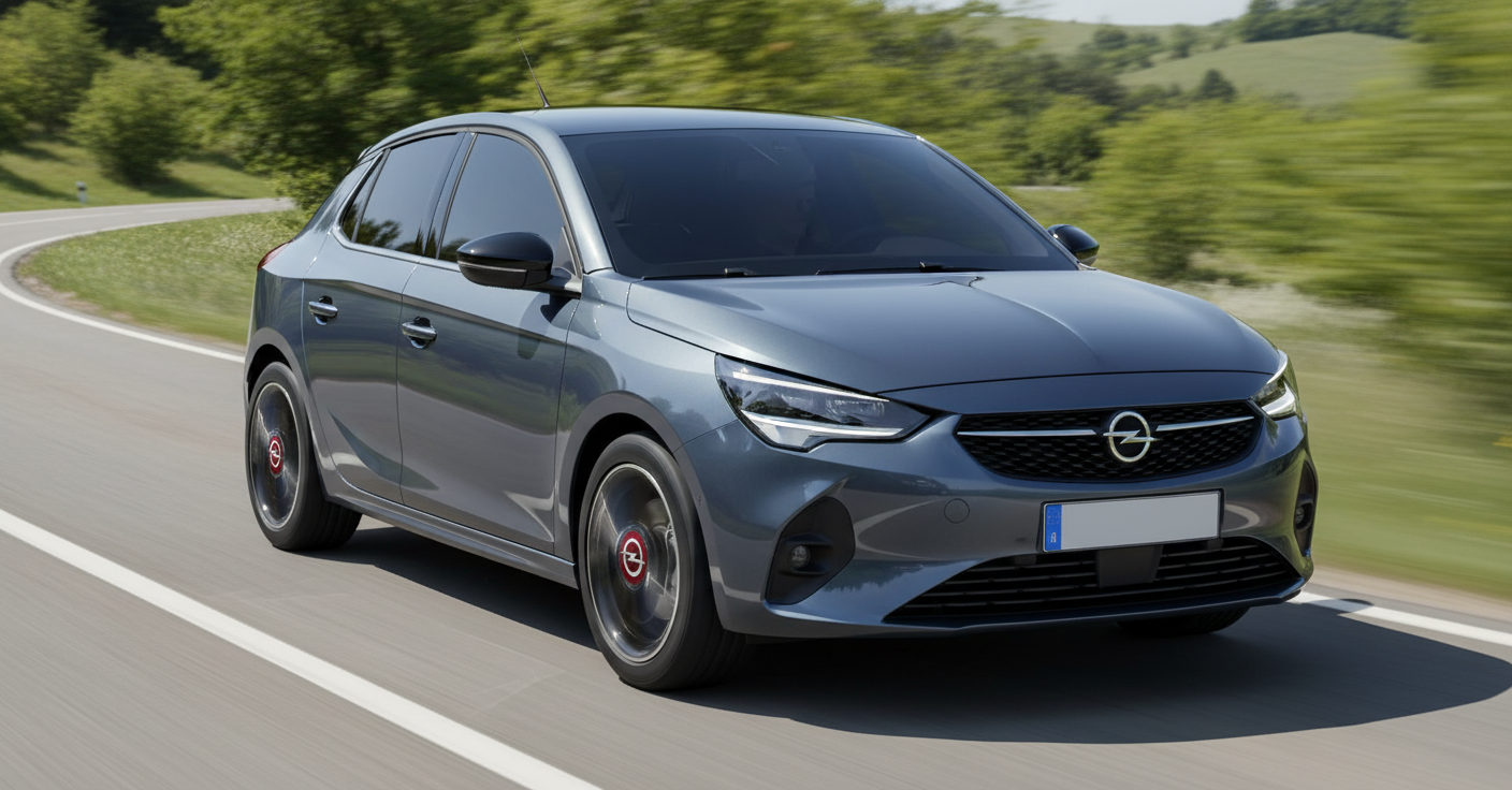 Enjoliveur de moyeu de roue, rond - Peperoncino Red;Enjoliveur de moyeu de roue "rond" - Opel Corsa;Enjoliveur de moyeu de roue "rond" - Opel Corsa